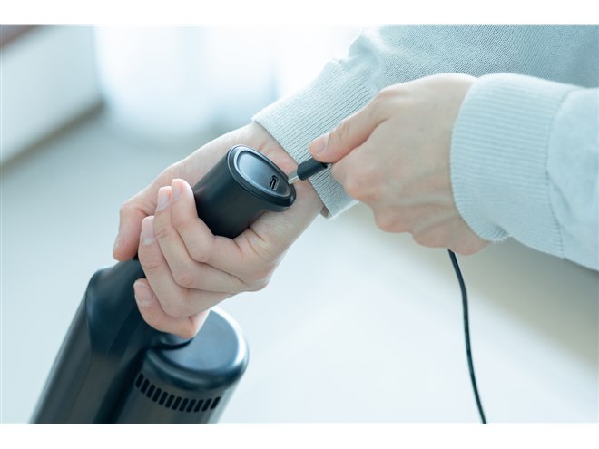 SHOJIKI、USB Type-C充電や折れ曲がる延長パイプに対応したコードレス