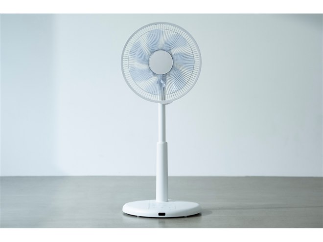 シロカ、8段階の風量調節やDCモーターを採用したリビング扇風機「BF