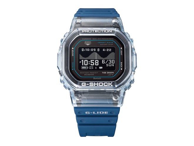 カシオ、G-SHOCKのスポーツライン「G-LIDE」から初めて心拍計測機能を