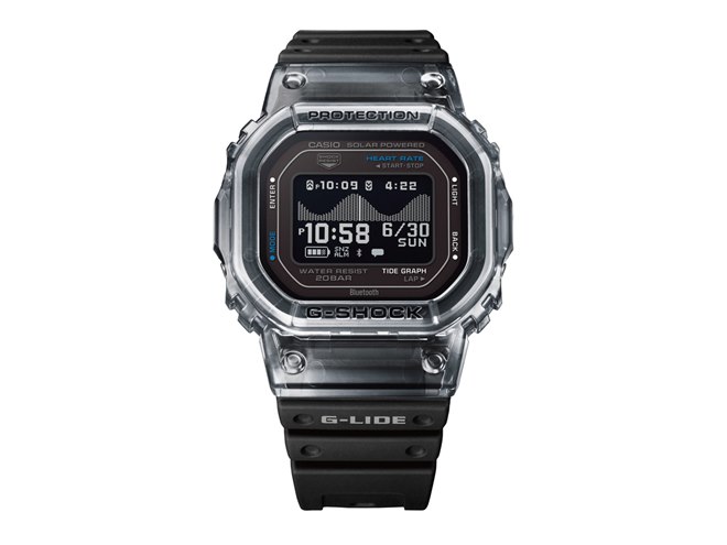 カシオ、G-SHOCKのスポーツライン「G-LIDE」から初めて心拍計測機能を