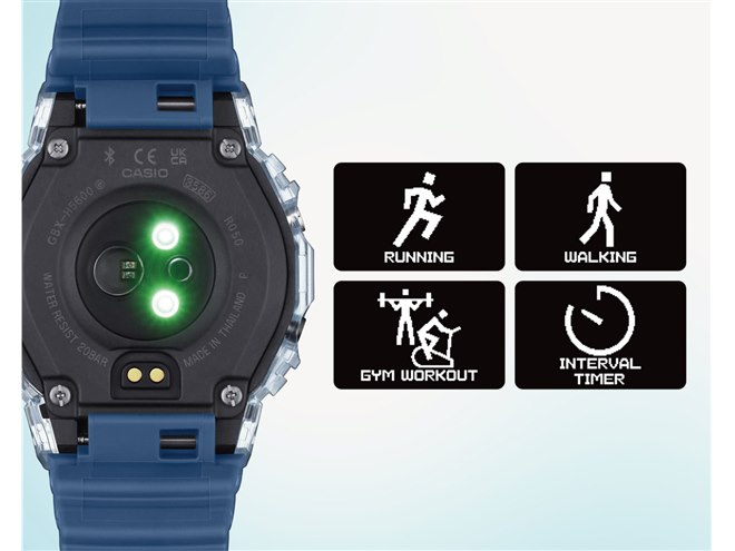 カシオ、G-SHOCKのスポーツライン「G-LIDE」から初めて心拍計測機能を