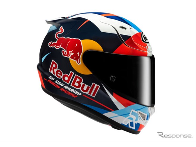 MotoGPのエネルギーをグラフィックで表現、HJCヘルメット『RPHA 12