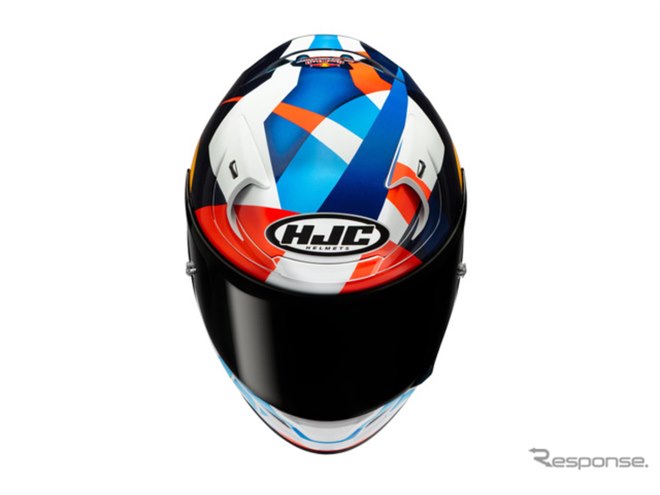 MotoGPのエネルギーをグラフィックで表現、HJCヘルメット『RPHA 12