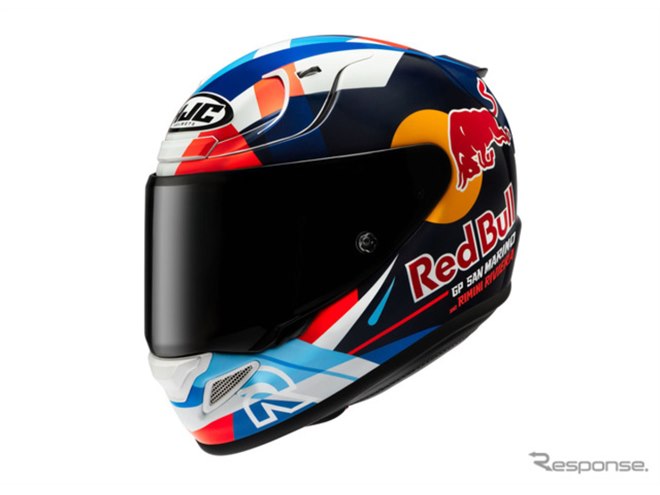MotoGPのエネルギーをグラフィックで表現、HJCヘルメット『RPHA 12