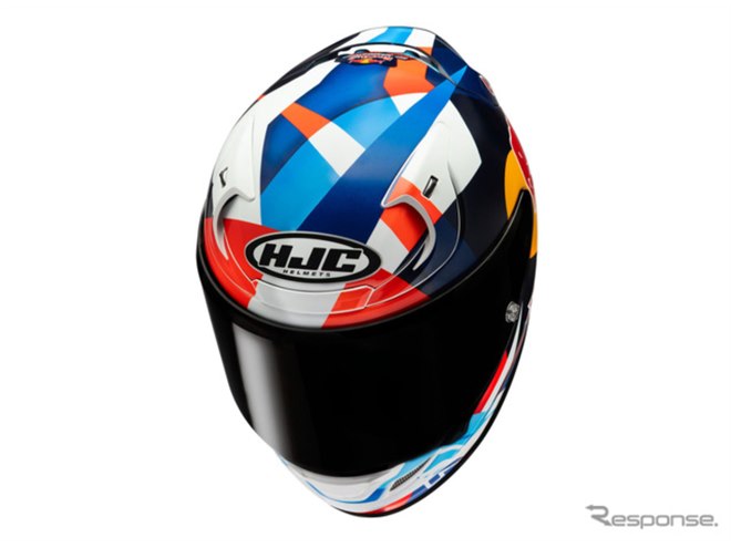 MotoGPのエネルギーをグラフィックで表現、HJCヘルメット『RPHA 12