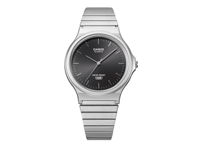 カシオ、「MQ-24」にメタルバンドを採用した「CASIO Collection