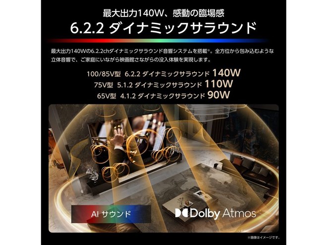 4K�t���e���r�̃t���b�O�V�b�v���f���uRGB UXS�V���[�Y�v