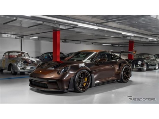 ポルシェ『911 GT3 RS』、特注の1台はマカダミアメタリック仕上げ