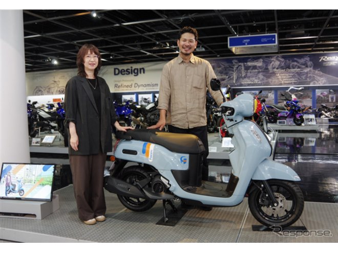 日本製EVスクーター　ベンツグレー　サドル付き　新品展示品一台限定最大5年保証 可愛いだけじゃない！」“撫でたくなる”新型スクーター『Fazzio』に込め