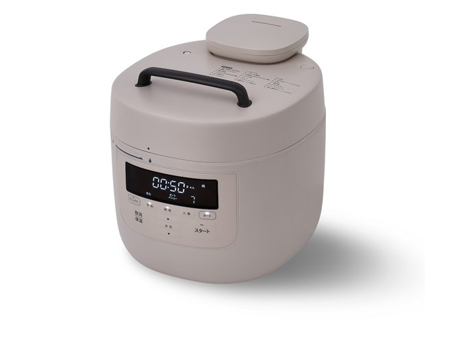 シロカ、100kPaの高圧一定制御と2品同時調理に対応した5L自動調理鍋