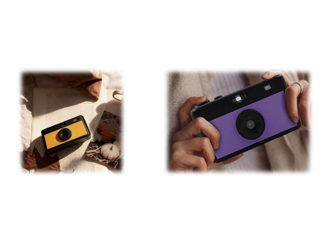 4,980円、レンズ付きフィルム風デザインのモニターレスコンデジ「B
