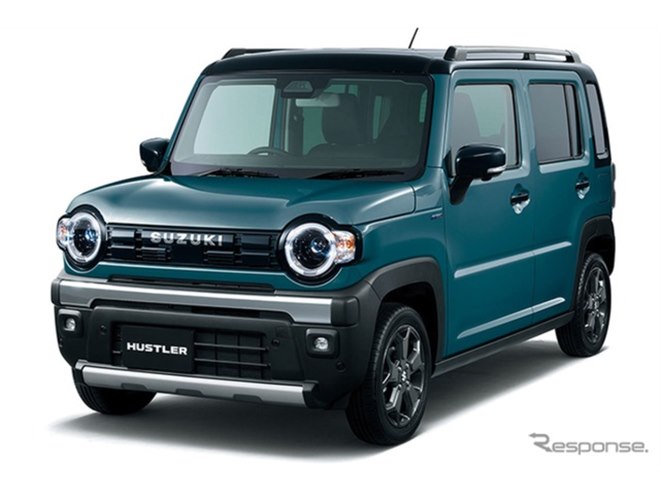 スズキ『ハスラー』に改良新型、新グリルで表情一新…159万9400円から