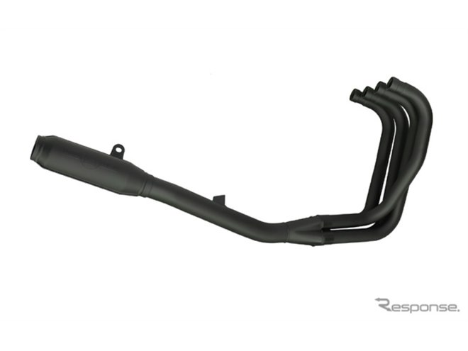 ナップス×モリワキ、『ゼファー750/RS』用モンスターブラックマフラー