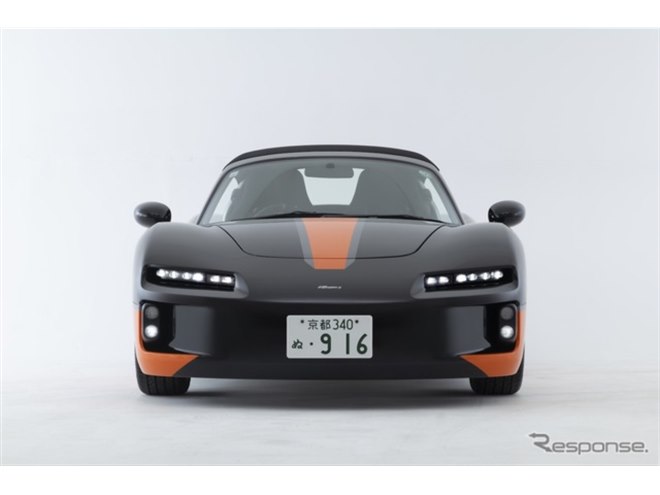 トミーカイラZZ-EV』、1台限りの改良新型が登場…フロントフェイス刷新