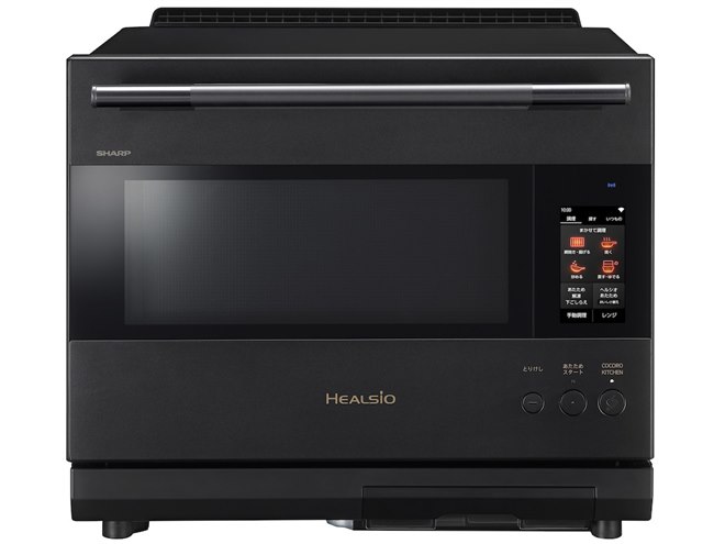 SHARP オーブンレンジ 2022年製 電子レンジ スタイリッシュデザイン シャープ、生成AIでレシピを自動で生成できる過熱水蒸気オーブンレンジ