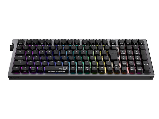 ASUS、メカニカルスイッチ採用のゲーミングキーボード「ROG Strix