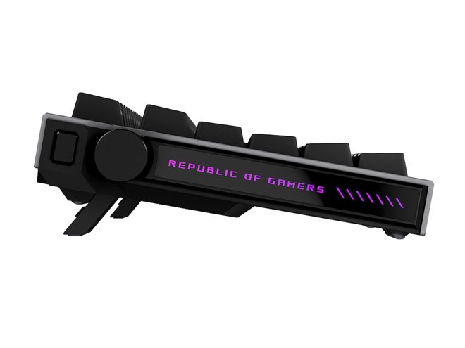 ASUS、メカニカルスイッチ採用のゲーミングキーボード「ROG Strix
