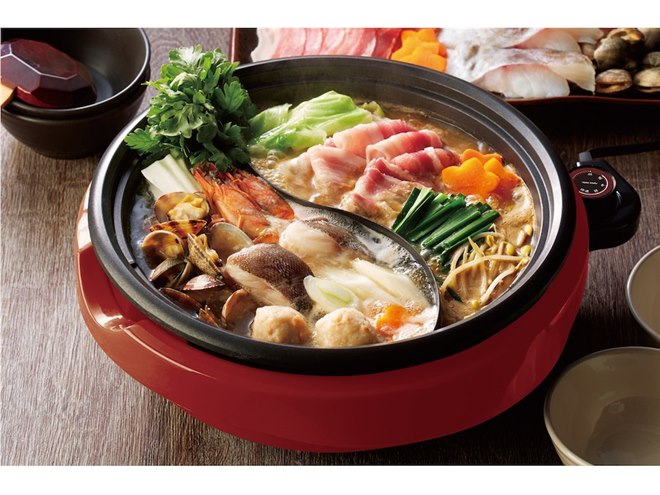 鍋 アピックス、自宅で手軽に本格的な火鍋を楽しめる電気二食鍋「熊猫麻辣
