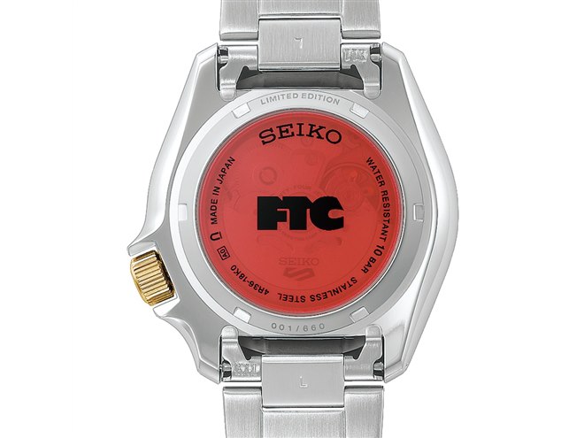 セイコー、スケートブランド「FTC」の40周年を祝う「セイコー5スポーツ