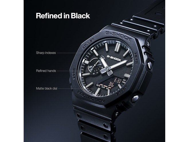 カシオ、G-SHOCK「2100」の上品な黒モデル「LUXE BLACK」 - 価格.com