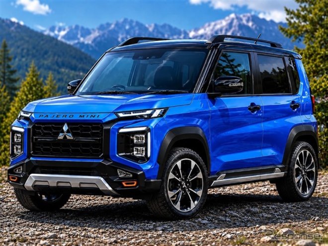 ‼️限定値引‼️三菱 パジェロミニ SUV 青色 三菱『パジェロミニ』を北米投入か？ 「ベイビー・パジェロ」は新たな