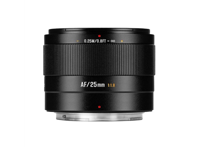 七工匠、AFに対応したZマウント用の大口径レンズ「25mm F1.8 AF