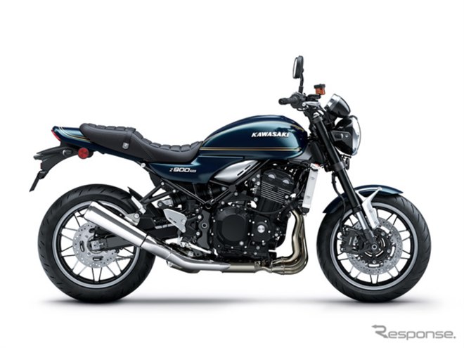 新色「グリーニッシュブルー」登場、カワサキ『Z900RS』2027年モデル