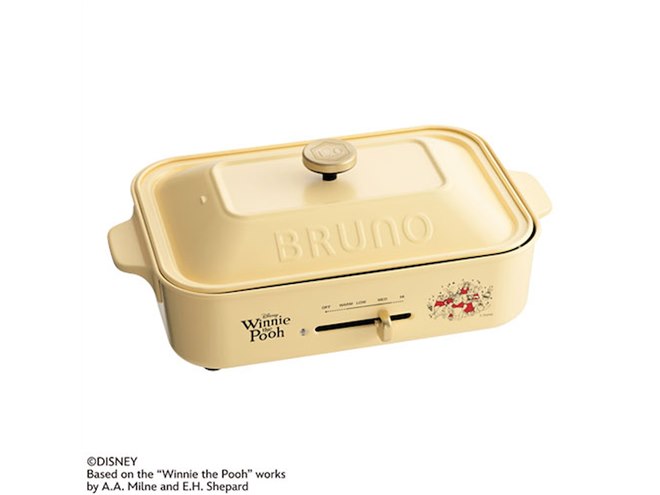 BRUNO、ホットプレートやオートクックポットに「くまのプーさん」原作