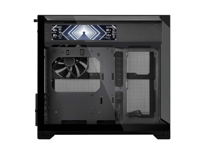 【廃盤希少】peakネットスタンドLV-011 Lian Li、1920×462表示の9.2型液晶を搭載したPCケース「O11 Vision-M