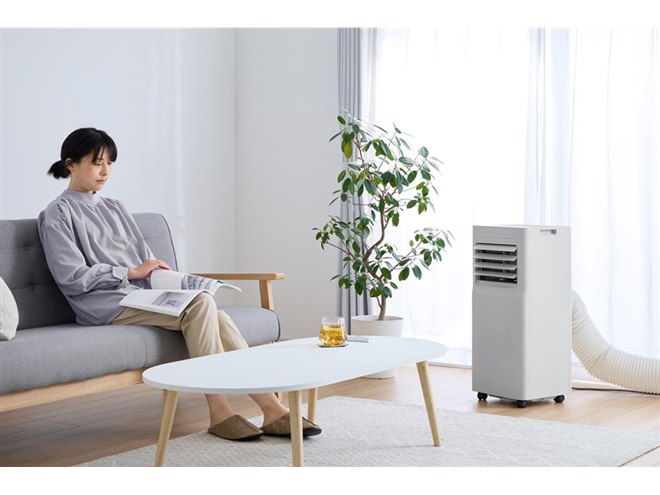 simplus、工事不要で設置できる移動式スポットクーラー「SP-AC02