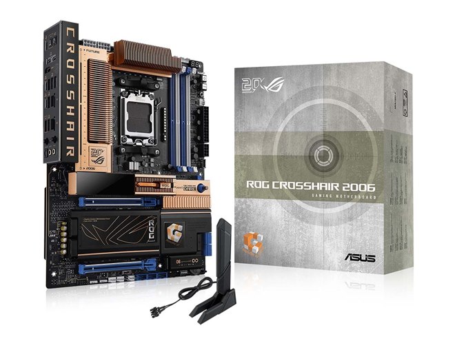 ASUS、初代ROGマザーボード20周年を記念した「ROG CROSSHAIR 2006