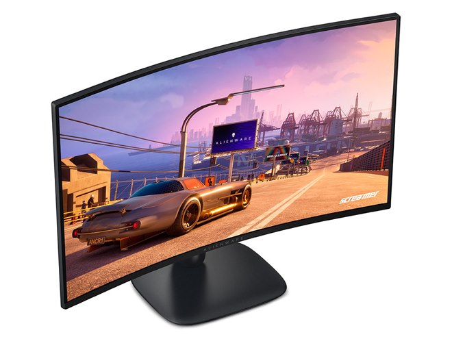 デル、280Hz/240Hz駆動の有機EL/液晶を採用した曲面ゲーミングモニター