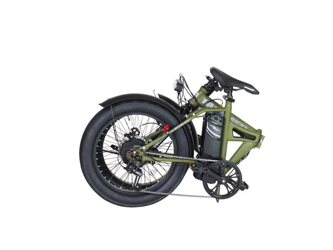 HUMMER、無骨なリンクル塗装を施した20インチ電動アシスト折りたたみ