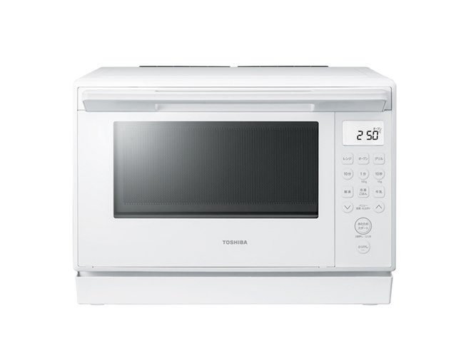 東芝、ワイド＆フラット庫内を採用した角皿式スチームオーブンレンジ