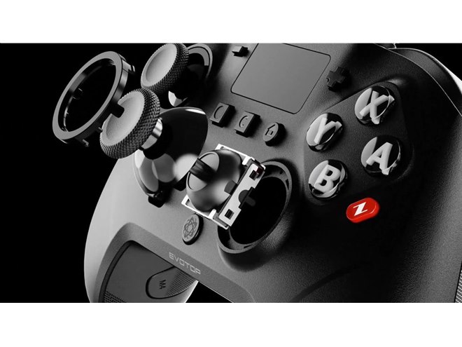 瑞起、モニター搭載で設定変更もスムーズに行える有線コントローラー