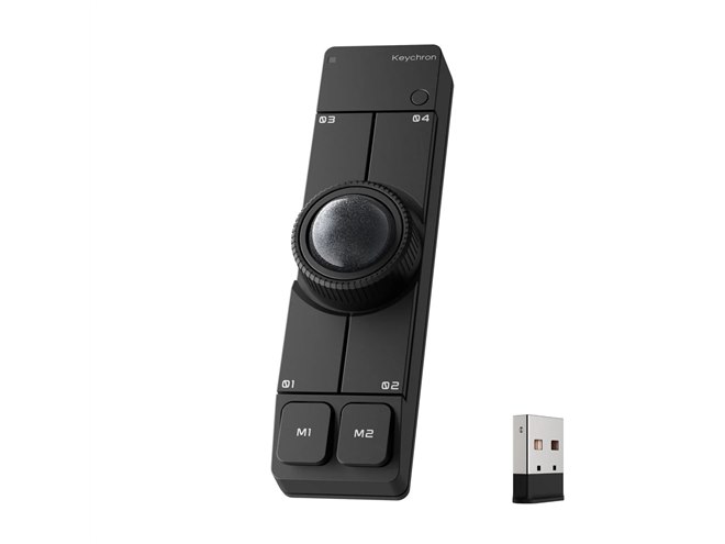 Keychron、共同開発のワイヤレストラックボールマウス「Keychron Nape