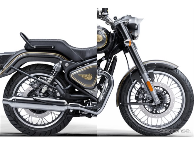 ロイヤルエンフィールド『BULLET 650』発表、648cc並列2気筒搭載の新型