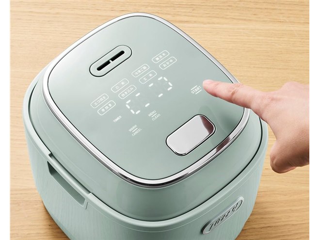 ラドンナ、インテリアになじむ3合炊きの炊飯器「Toffy 3合マイコン