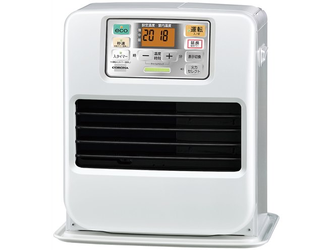 コロナ、低消費電力を実現した「石油ファンヒーター 2026年モデル」全