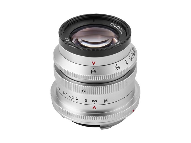 mk　レンズ 50mm DK-Optic、ライカMマウント用の世界限定各150本交換レンズ「CHIARO