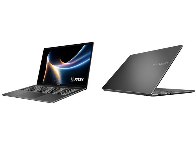 MSI、洗練されたアルミ合金筐体を採用しCore Ultra 7搭載のビジネス