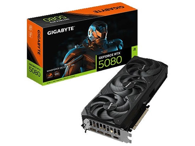 GIGABYTE、「GeForce RTX 5080/5060」を搭載したビデオカードのOC