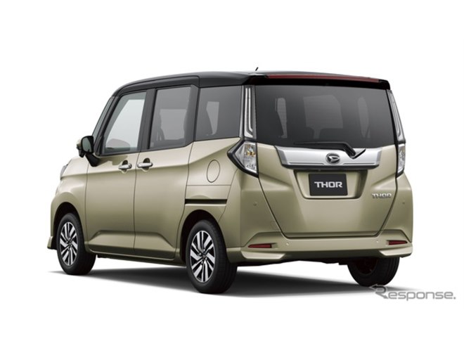 ダイハツ『トール』一部改良、新色3色追加と安全機能を強化…183万0400