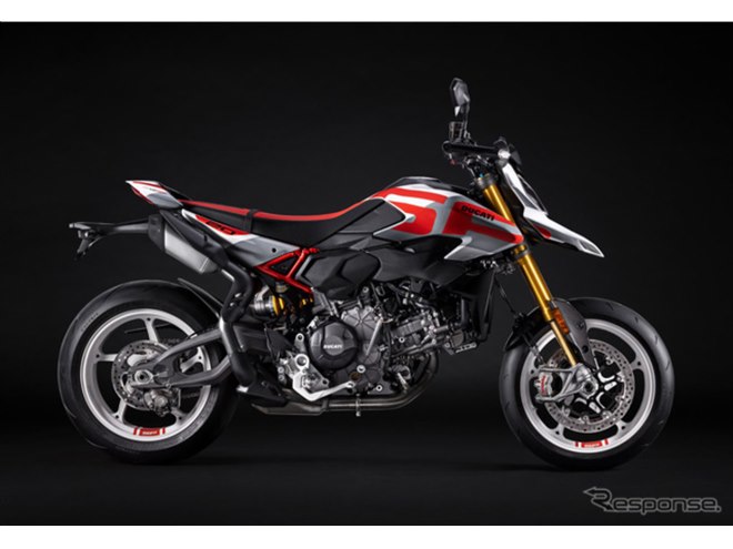 ドゥカティの新世代V2エンジン搭載！ 新型『ハイパーモタード V2 SP