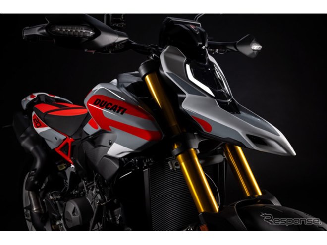 ドゥカティの新世代V2エンジン搭載！ 新型『ハイパーモタード V2 SP