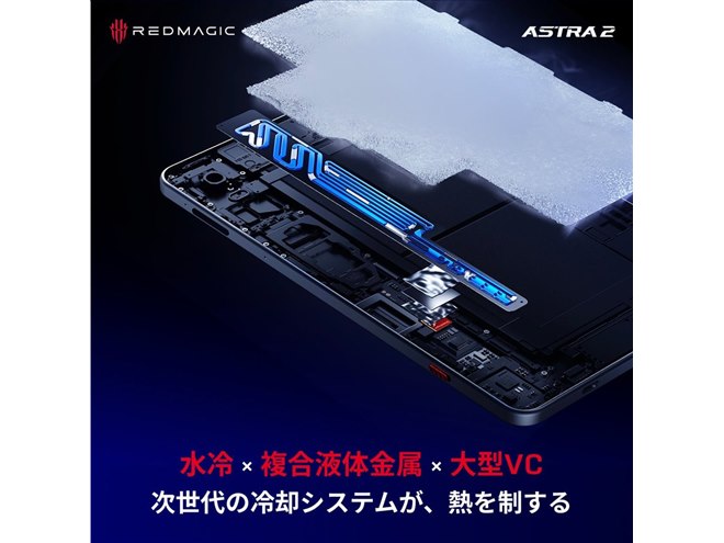 REDMAGIC、水冷を採用した9.06型ゲーミングタブレット「REDMAGIC Astra