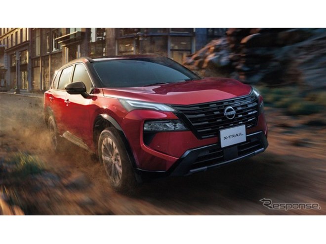 日産『エクストレイル』一部仕様変更、アルミホイールが新デザインに