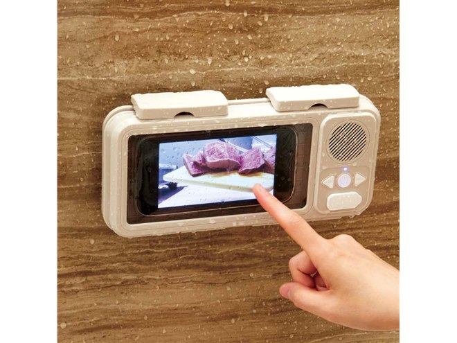 ライソン、防滴に対応したワイヤレススピーカー内蔵のスマホケース