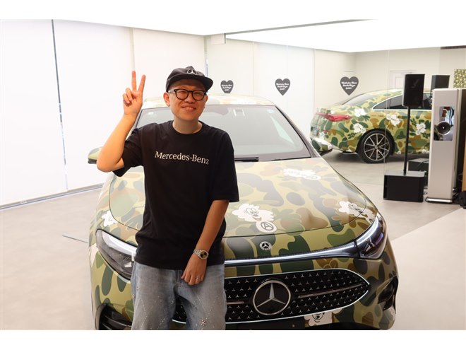 メルセデスがアートプロジェクト「VERDY meets Mercedes-Benz STUDIO