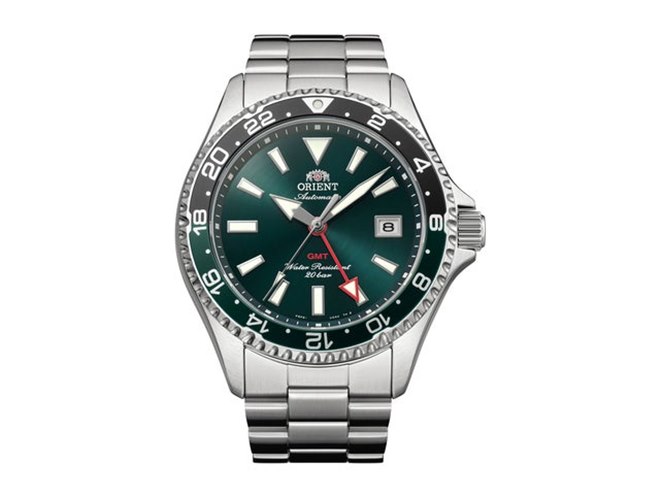 オリエント、ダイバーデザインの腕時計「オリエント マコ GMT